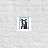 Queen Of Cards | Eco-Friendly | Matte Paper Poster | TeeandTurtle | Sustainable