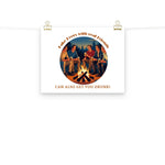 Real Friends | Eco-Friendly | Matte Paper Poster | TeeandTurtle | Sustainable