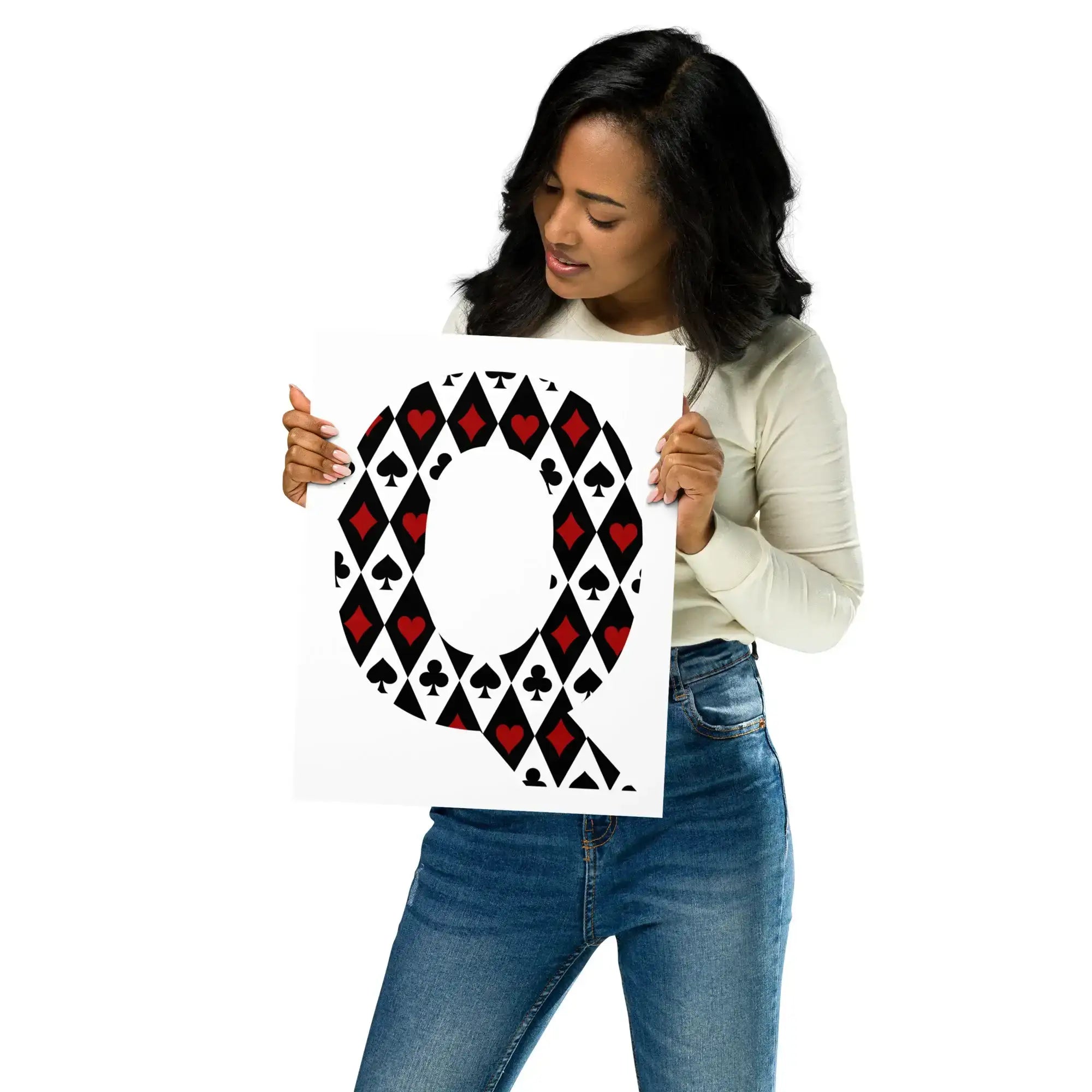 Q | Eco-Friendly | Matte Paper Poster | TeeandTurtle | Sustainable