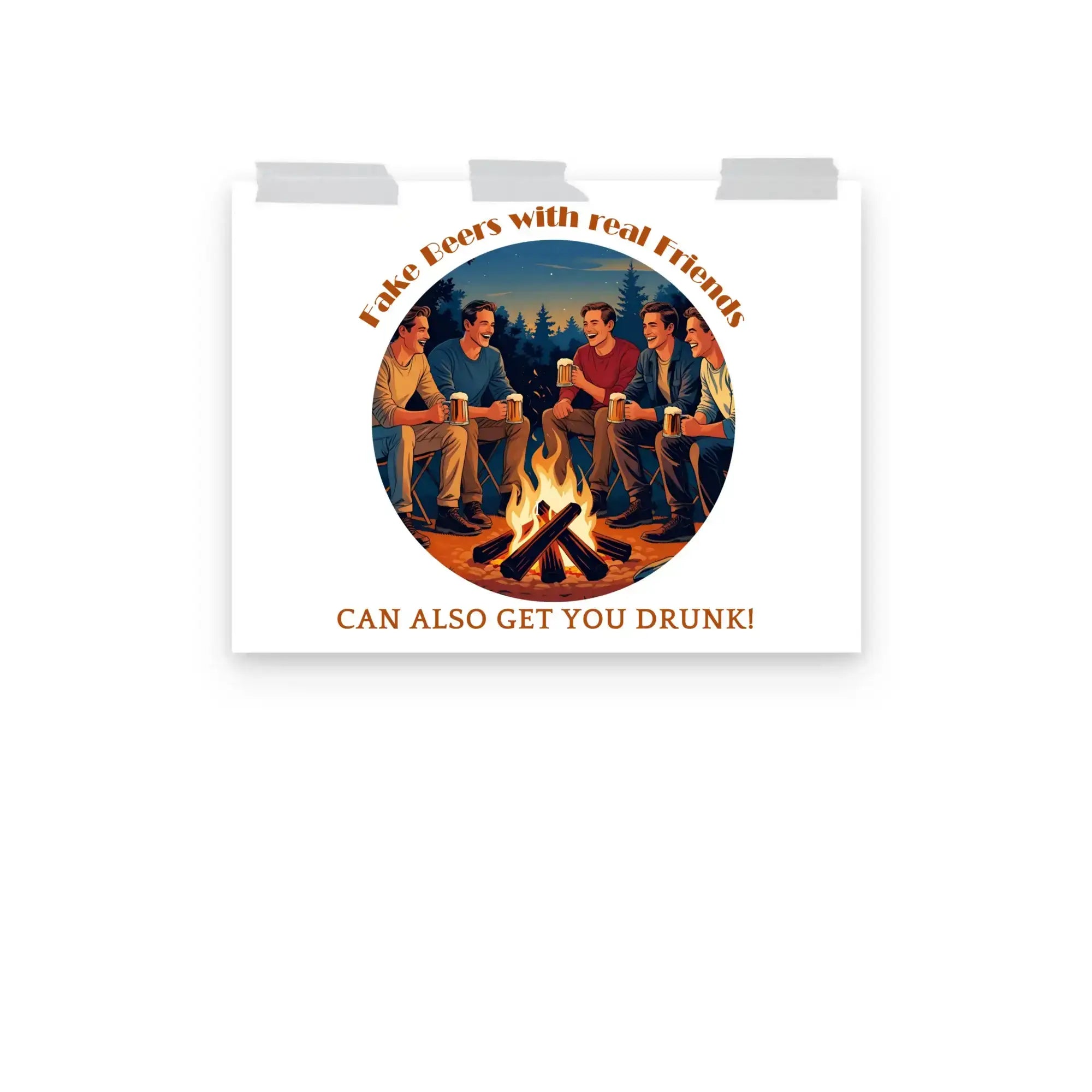 Real Friends | Eco-Friendly | Matte Paper Poster | TeeandTurtle | Sustainable