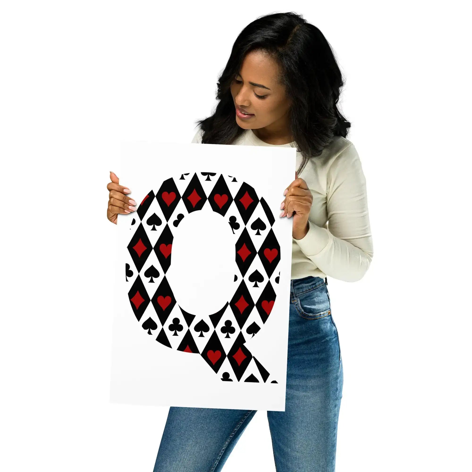 Q | Eco-Friendly | Matte Paper Poster | TeeandTurtle | Sustainable