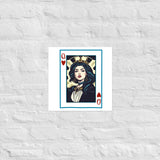 Queen Of Cards | Eco-Friendly | Matte Paper Poster | TeeandTurtle | Sustainable