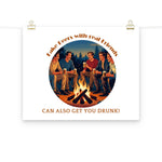 Real Friends | Eco-Friendly | Matte Paper Poster | TeeandTurtle | Sustainable