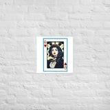 Queen Of Cards | Eco-Friendly | Matte Paper Poster | TeeandTurtle | Sustainable