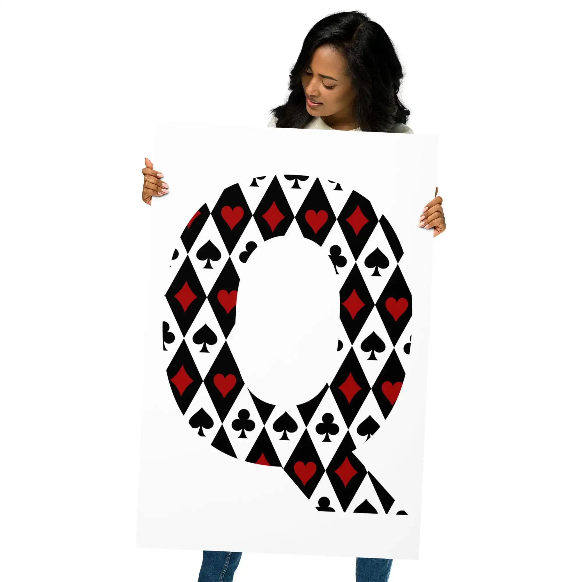 Q | Eco-Friendly | Matte Paper Poster | TeeandTurtle | Sustainable
