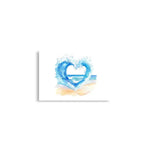 Wave Heart | Eco-Friendly | Matte Paper Poster | TeeandTurtle | Sustainable