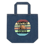 Camping | Eco-Friendly | Denim Tote Bag | TeeandTurtle | Sustainable