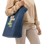 Puzzle | Eco-Friendly | Denim Tote Bag | TeeandTurtle | Sustainable