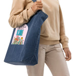 Reason To Smile | Eco-Friendly | Denim Tote Bag | TeeandTurtle | Sustainable