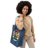 Camping | Eco-Friendly | Denim Tote Bag | TeeandTurtle | Sustainable