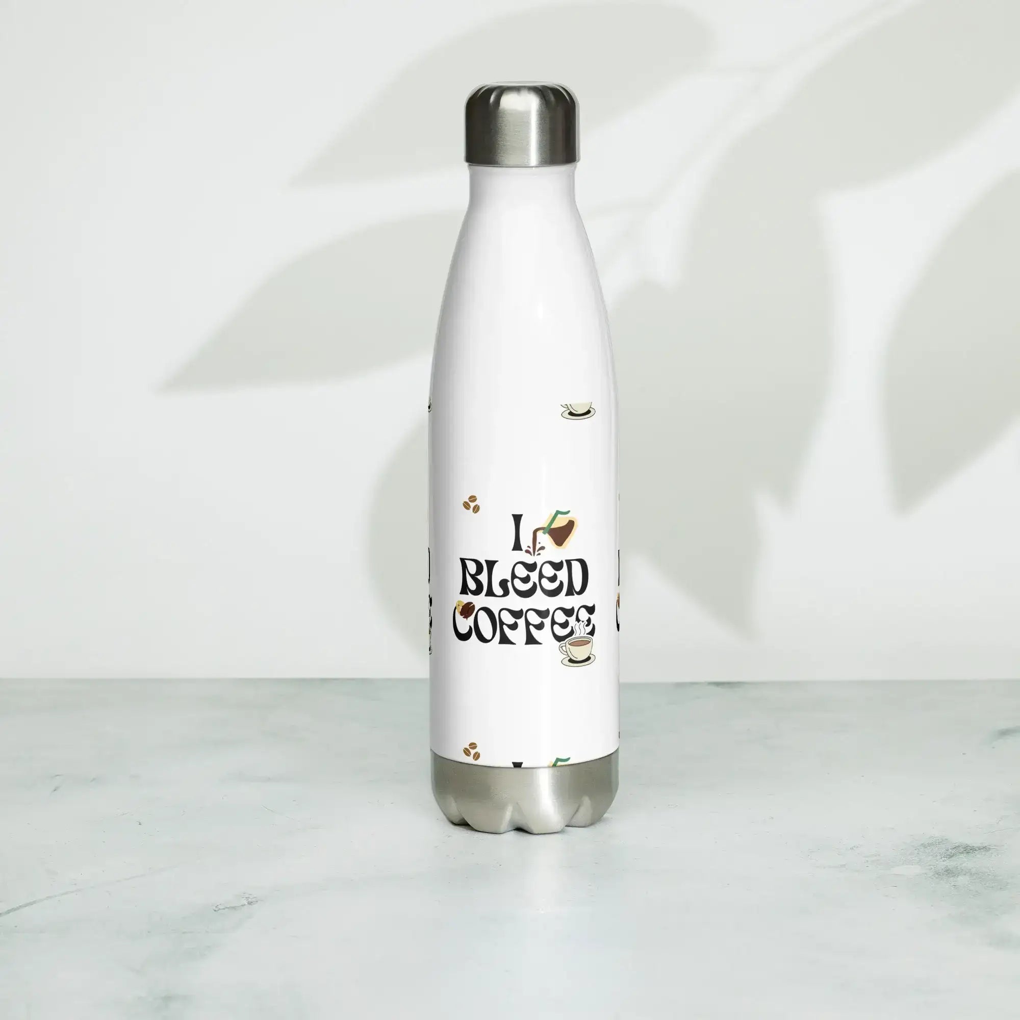 I Bleed Coffee | Eco-Friendly | Bottle | TeeandTurtle | Sustainable