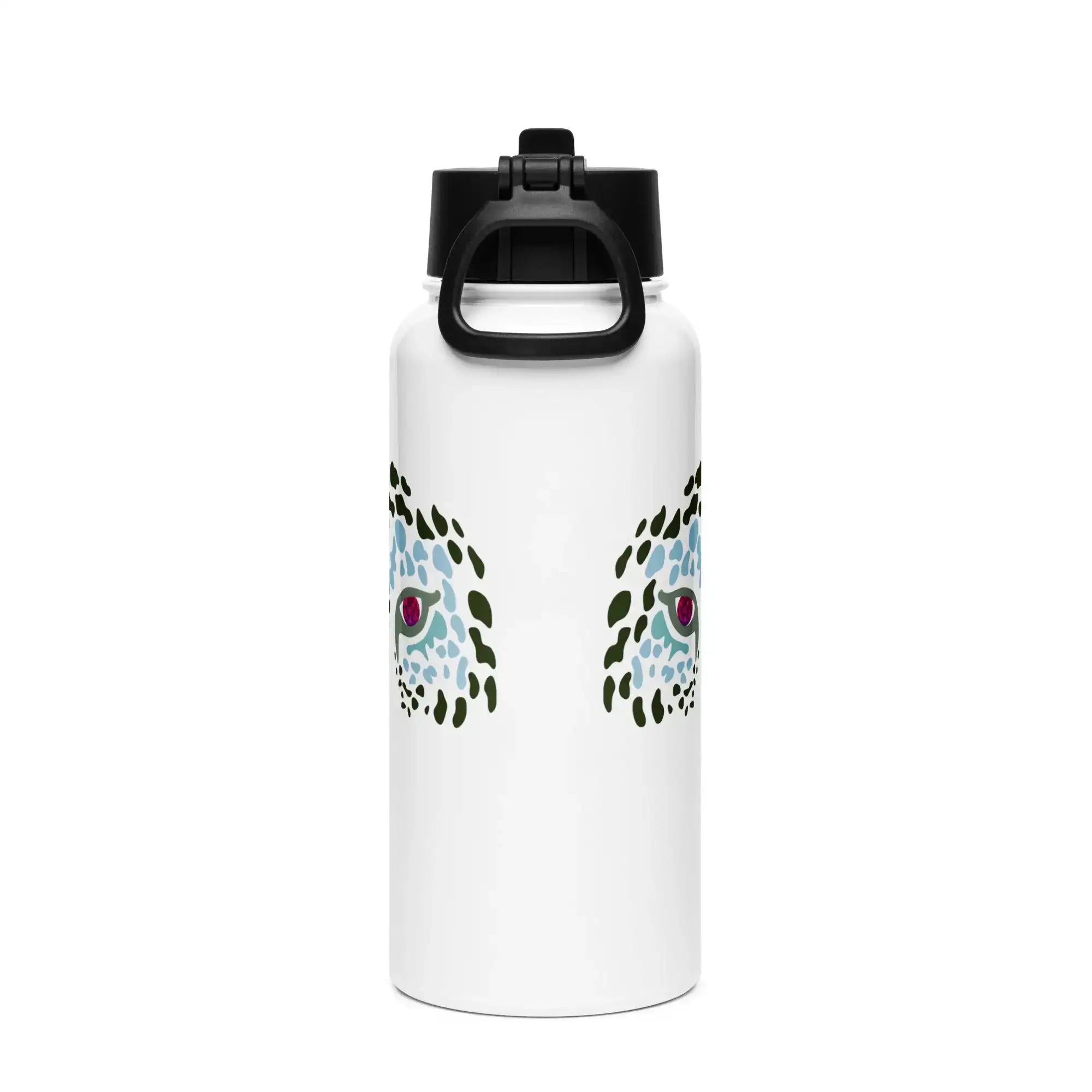 Tiger Planet Eye | Stainless Steel |Bottle with Straw | TeeandTurtle | Sustainable