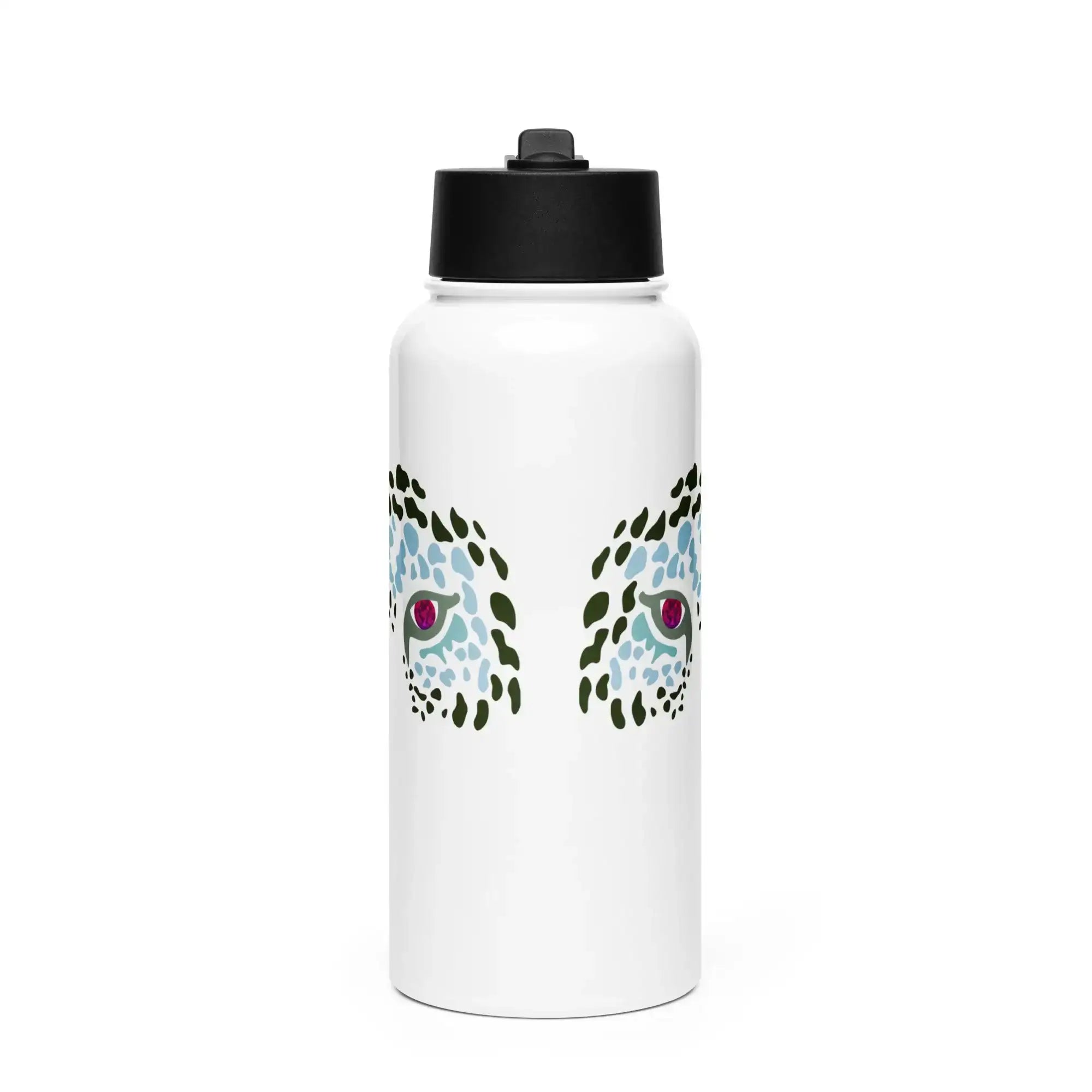 Tiger Planet Eye | Stainless Steel |Bottle with Straw | TeeandTurtle | Sustainable