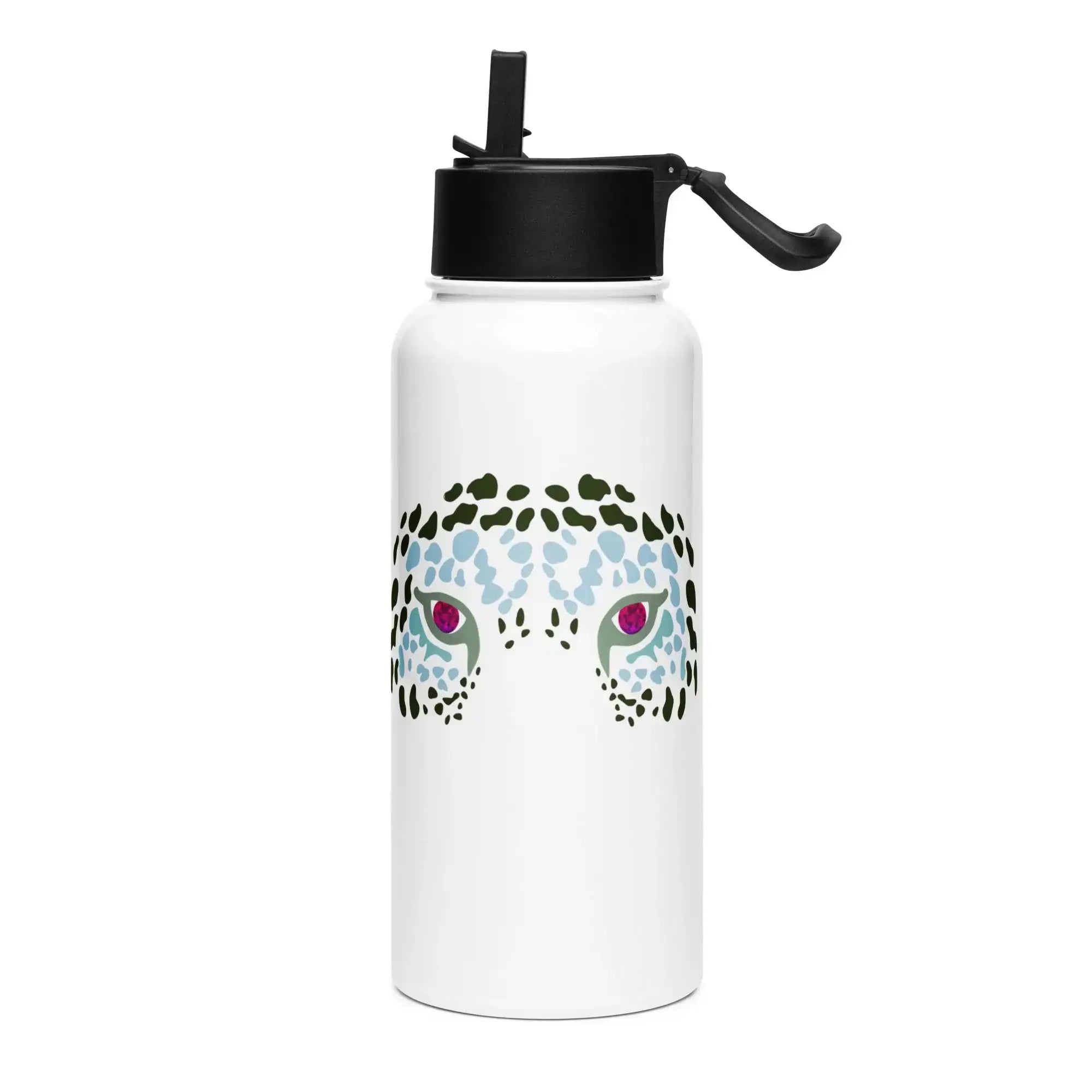Tiger Planet Eye | Stainless Steel |Bottle with Straw | TeeandTurtle | Sustainable