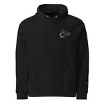 Snake Purple | Eco-Friendly | Embroidered Hoodie | TeeandTurtle | Sustainable