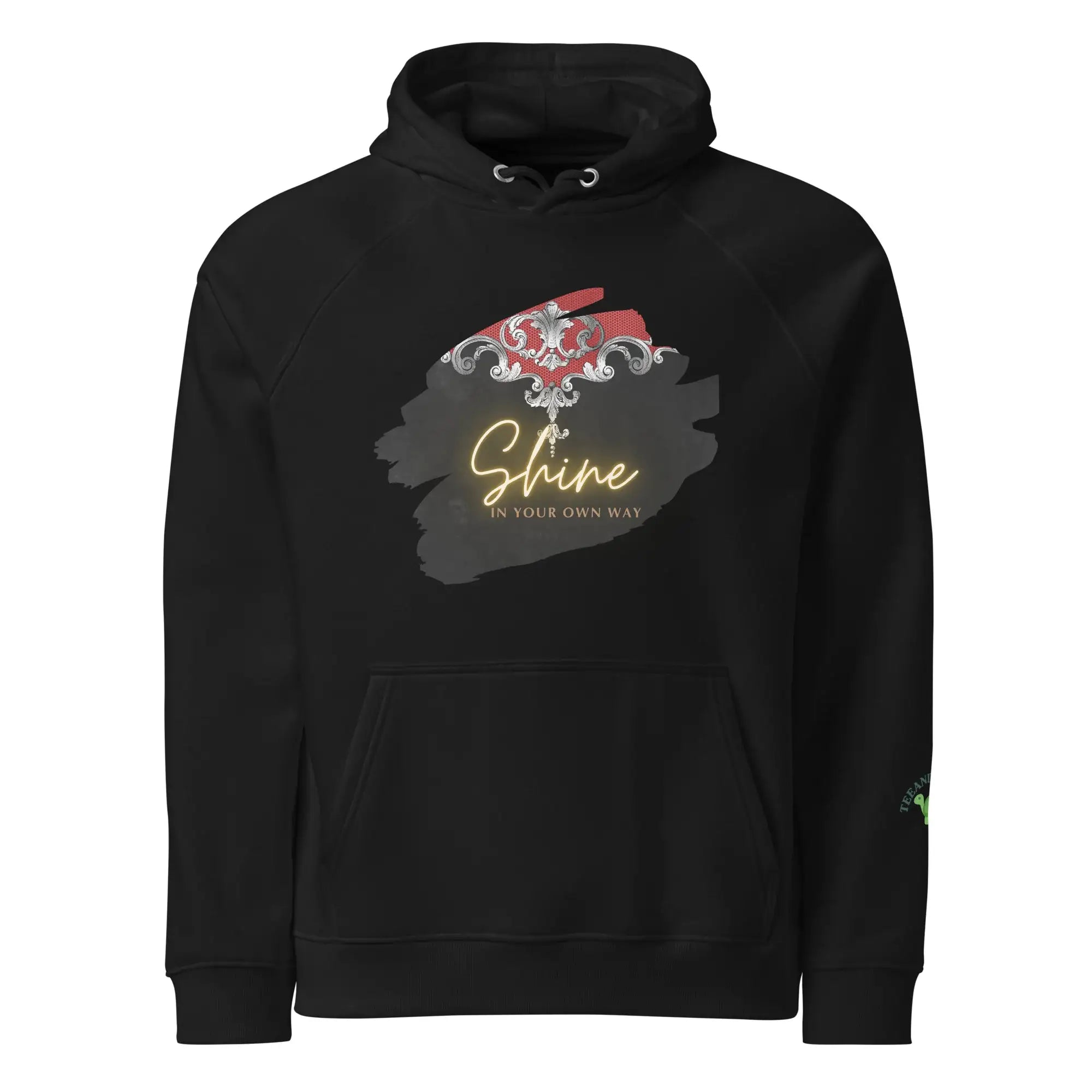 Shine Your Way | Eco-Friendly | Raglan Hoodie | TeeandTurtle | Sustainable