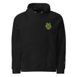 Flare Wolf | Eco-Friendly | Embroidered Hoodie | TeeandTurtle | Sustainable