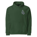 Snake Light Green | Eco-Friendly | Embroidered Hoodie | TeeandTurtle | Sustainable