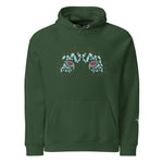Tiger Planet Eye | Eco-Friendly | Raglan Hoodie | TeeandTurtle | Sustainable