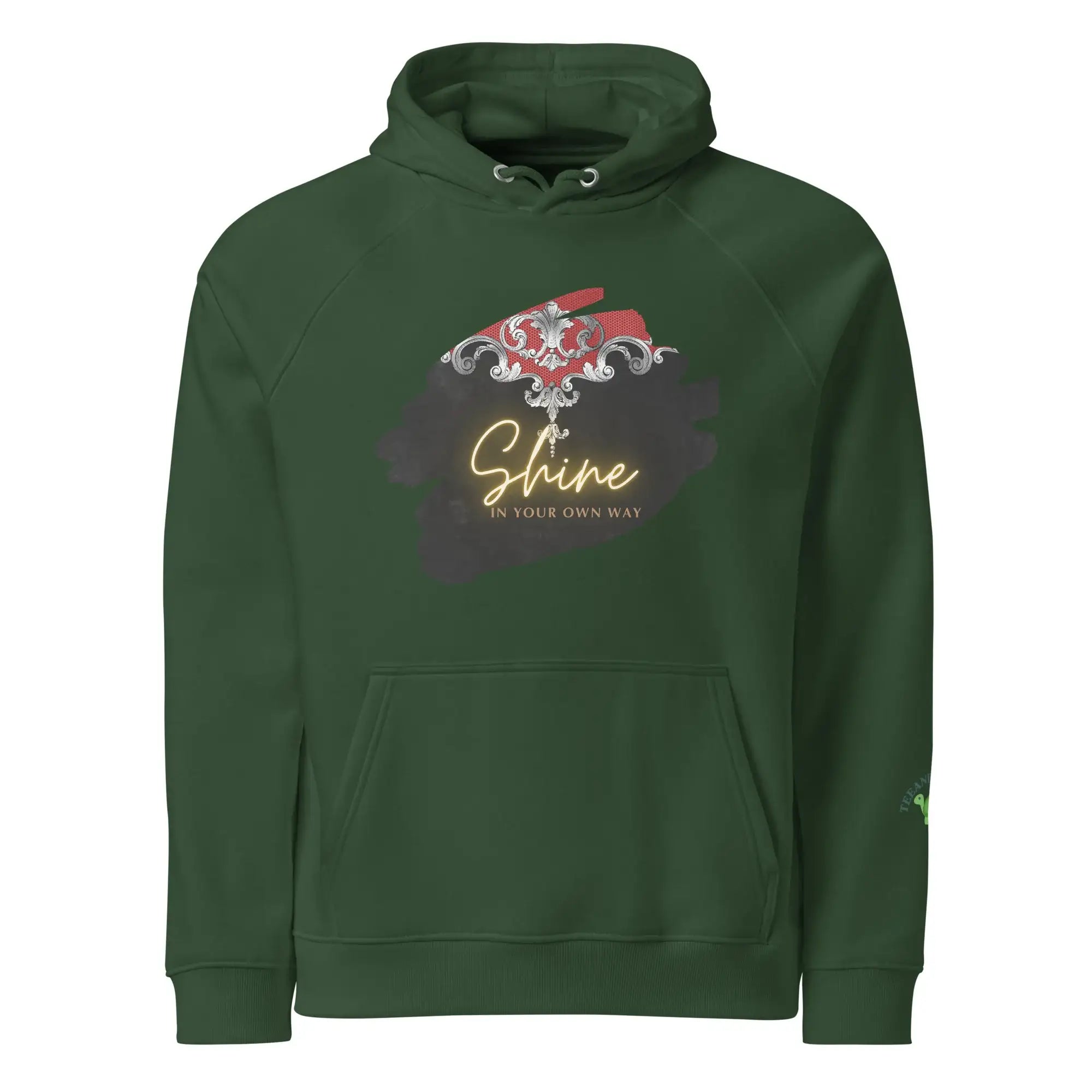 Shine Your Way | Eco-Friendly | Raglan Hoodie | TeeandTurtle | Sustainable