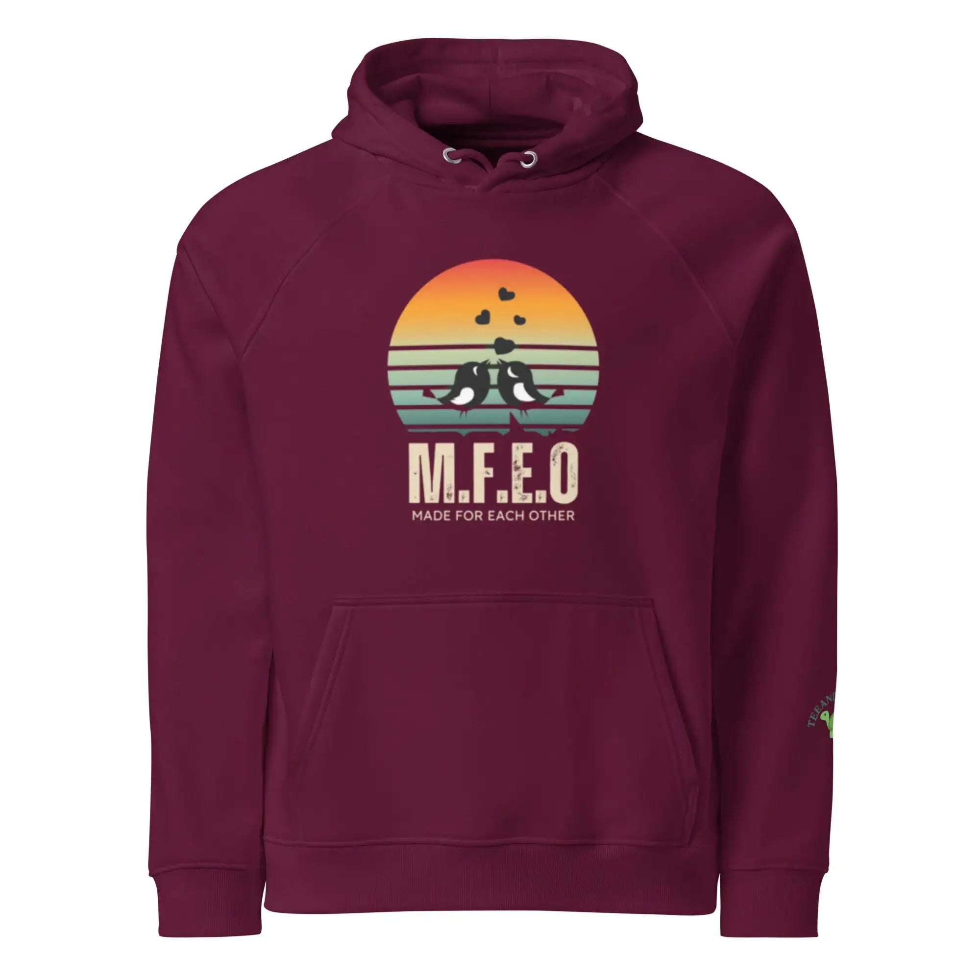 For Each Other | Eco-Friendly | Raglan Hoodie | TeeandTurtle | Sustainable