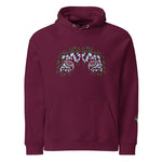 Tiger Planet Eye | Eco-Friendly | Raglan Hoodie | TeeandTurtle | Sustainable