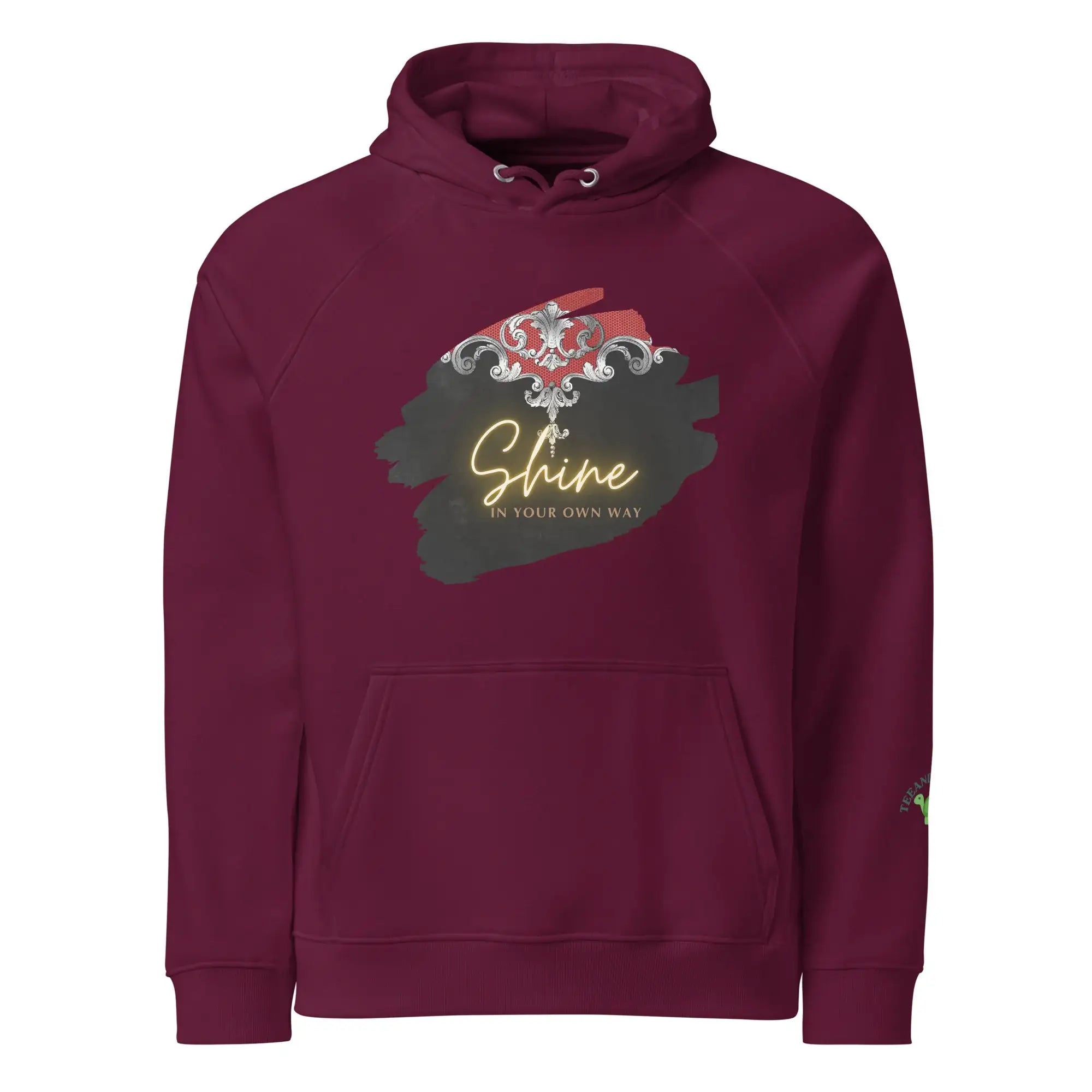 Shine Your Way | Eco-Friendly | Raglan Hoodie | TeeandTurtle | Sustainable