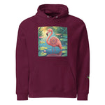 Flamingo Frame | Eco-Friendly | Raglan Hoodie | TeeandTurtle | Sustainable