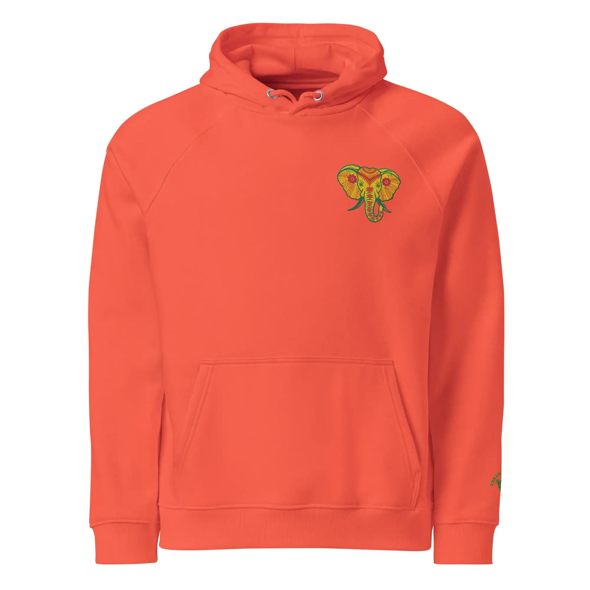 Elephant | Eco-Friendly | Embroidered Hoodie | TeeandTurtle | Sustainable