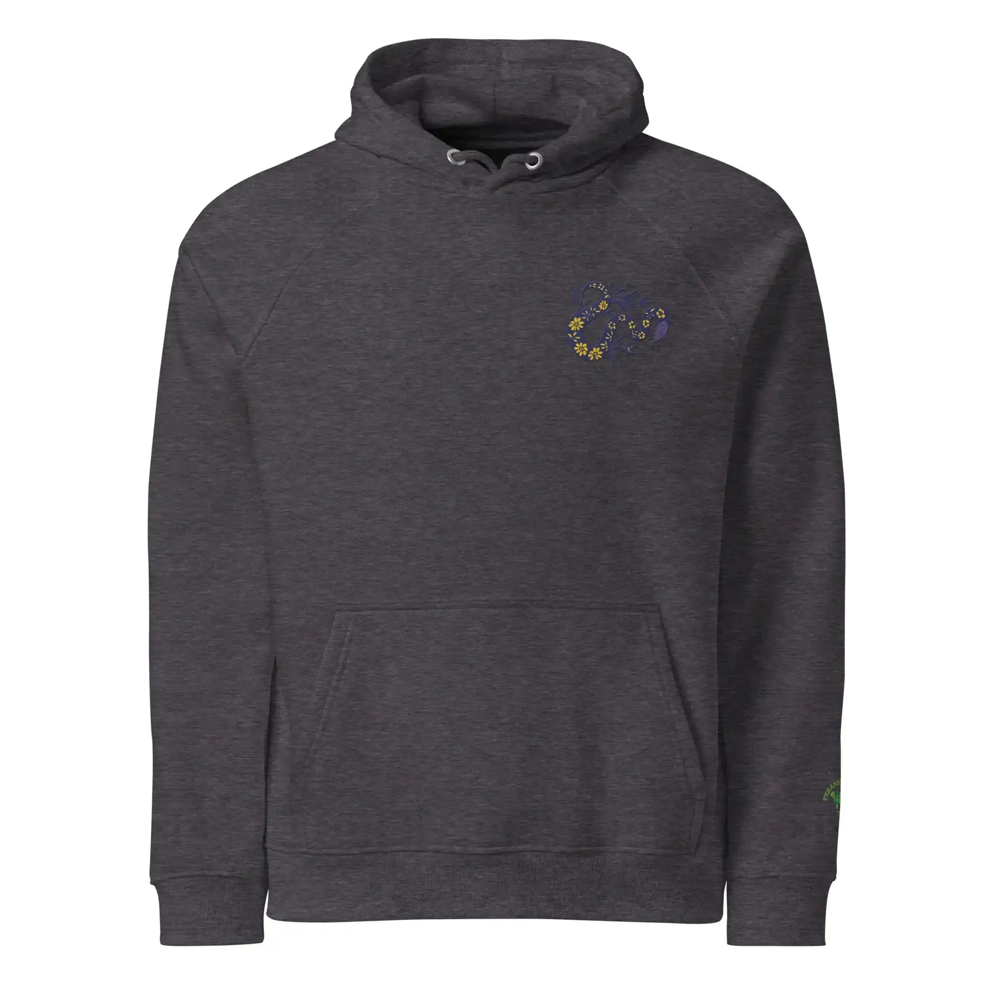 Snake Purple | Eco-Friendly | Embroidered Hoodie | TeeandTurtle | Sustainable