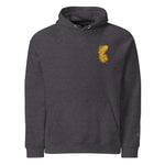 Pink Feather | Eco-Friendly | Embroidered Hoodie | TeeandTurtle | Sustainable