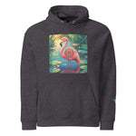 Flamingo Frame | Eco-Friendly | Raglan Hoodie | TeeandTurtle | Sustainable