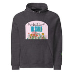 Reason To Smile | Eco-Friendly | Raglan Hoodie | TeeandTurtle | Sustainable