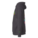 Flare Wolf | Eco-Friendly | Embroidered Hoodie | TeeandTurtle | Sustainable