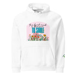Reason To Smile | Eco-Friendly | Raglan Hoodie | TeeandTurtle | Sustainable