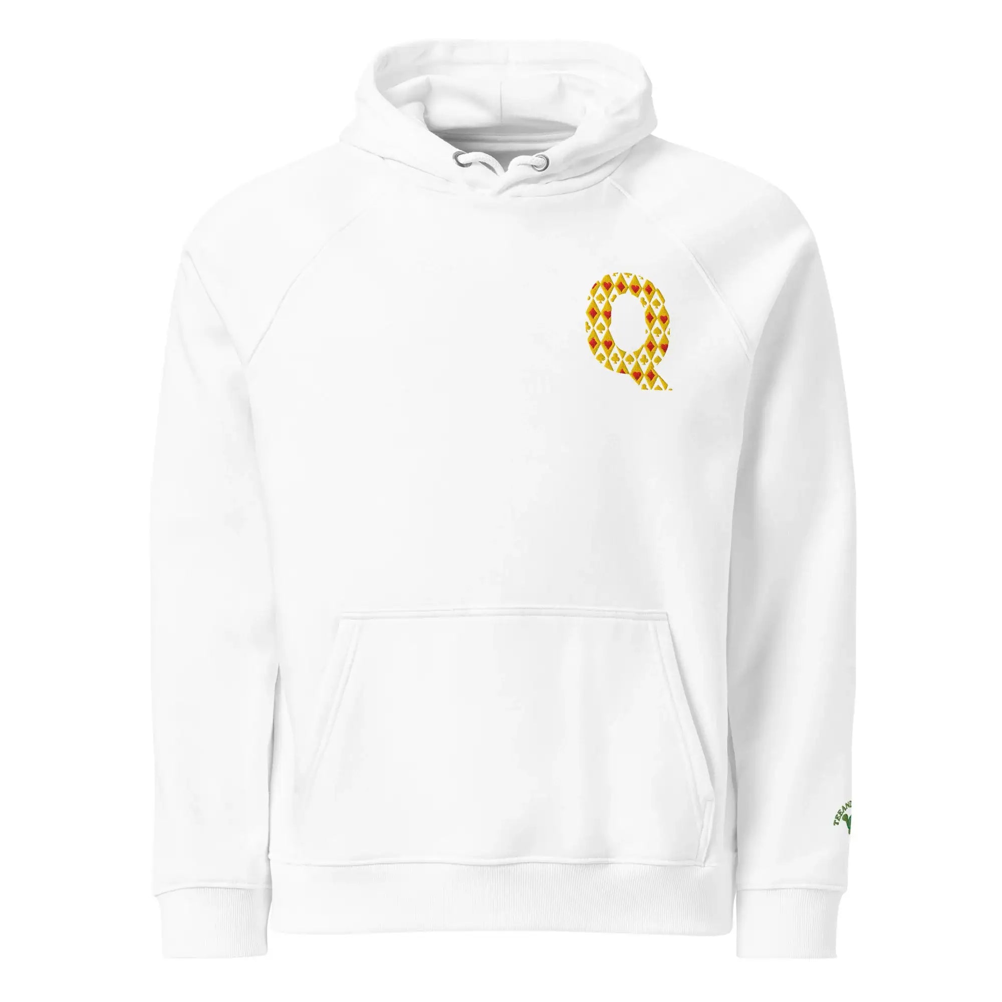 Q | Eco-Friendly | Embroidered Hoodie | TeeandTurtle | Sustainable