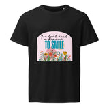 Reason To Smile | Eco-Friendly | Mid Weight T-shirt | TeeandTurtle | Sustainable