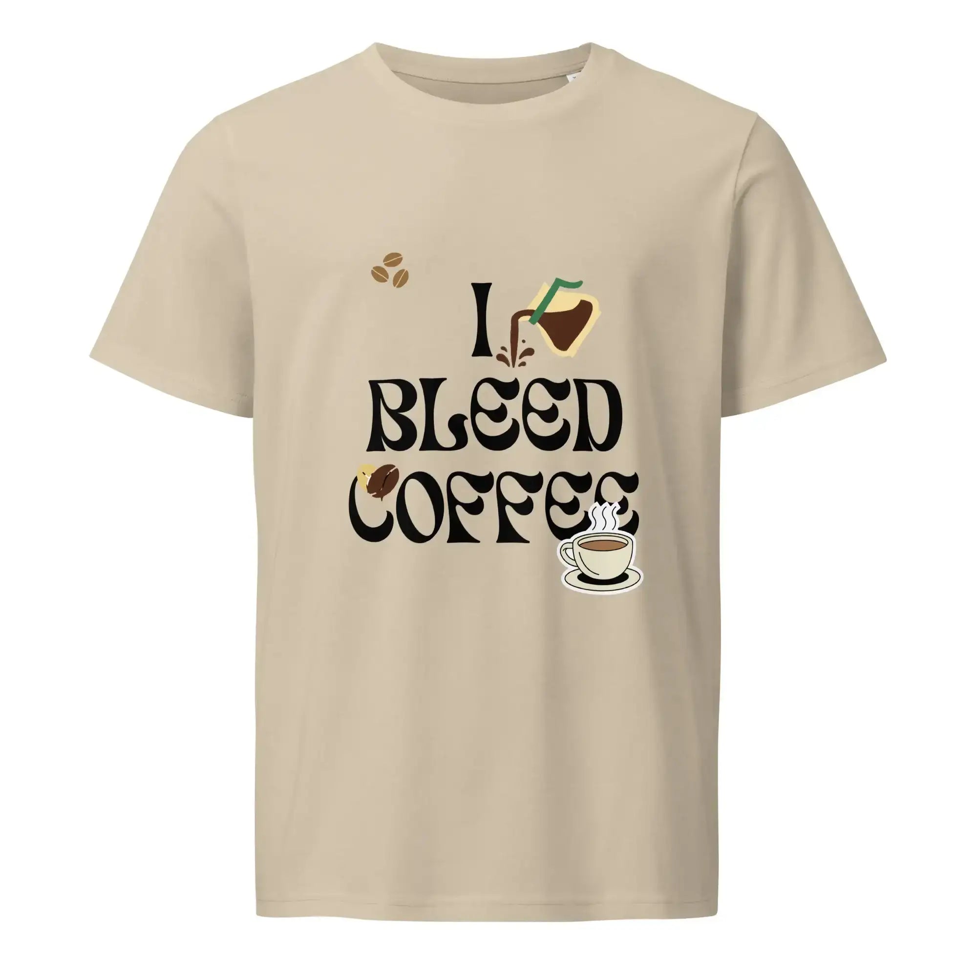 I Bleed Coffee | Eco-Friendly | Mid Weight T-shirt | TeeandTurtle | Sustainable