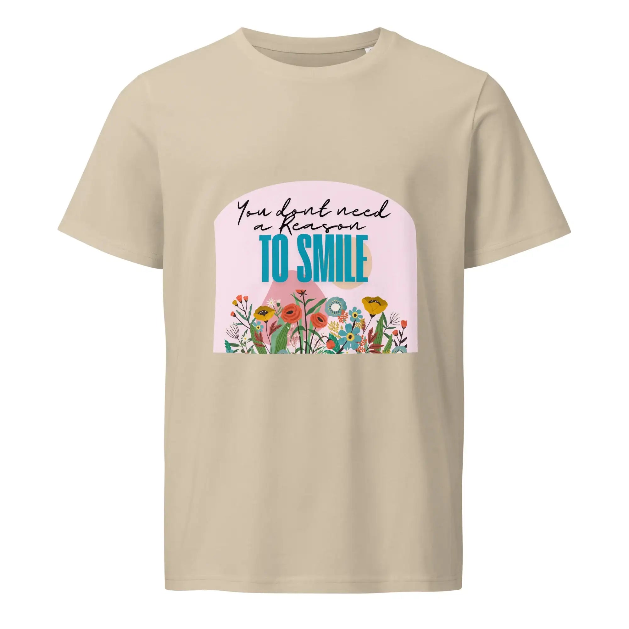 Reason To Smile | Eco-Friendly | Mid Weight T-shirt | TeeandTurtle | Sustainable