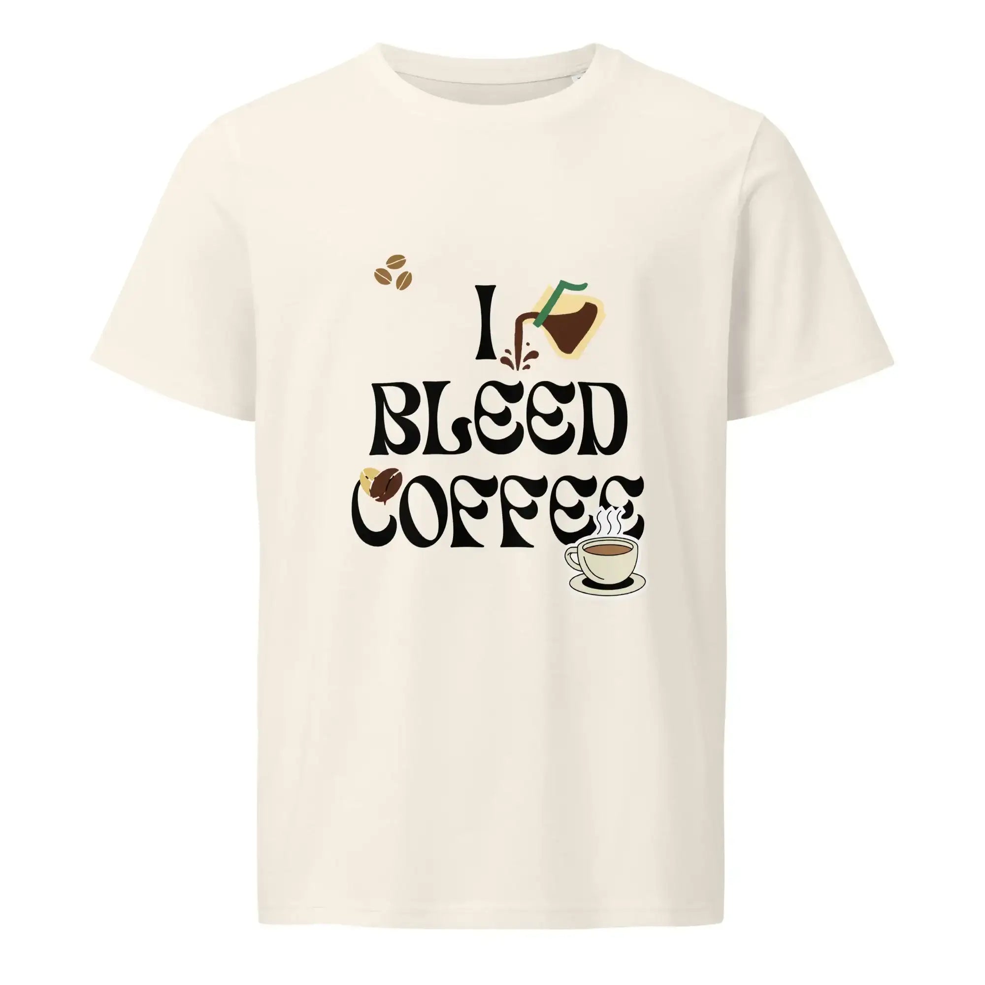 I Bleed Coffee | Eco-Friendly | Mid Weight T-shirt | TeeandTurtle | Sustainable