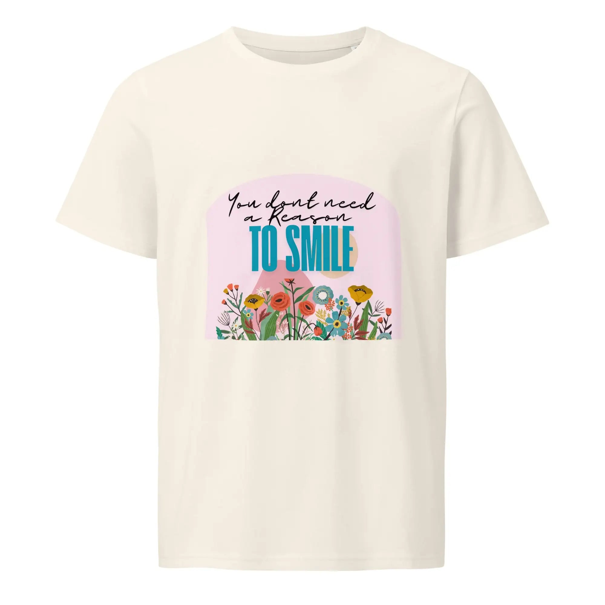 Reason To Smile | Eco-Friendly | Mid Weight T-shirt | TeeandTurtle | Sustainable