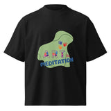 Art Is Meditation | Eco-Friendly | Oversized T-shirt | TeeandTurtle | Sustainable