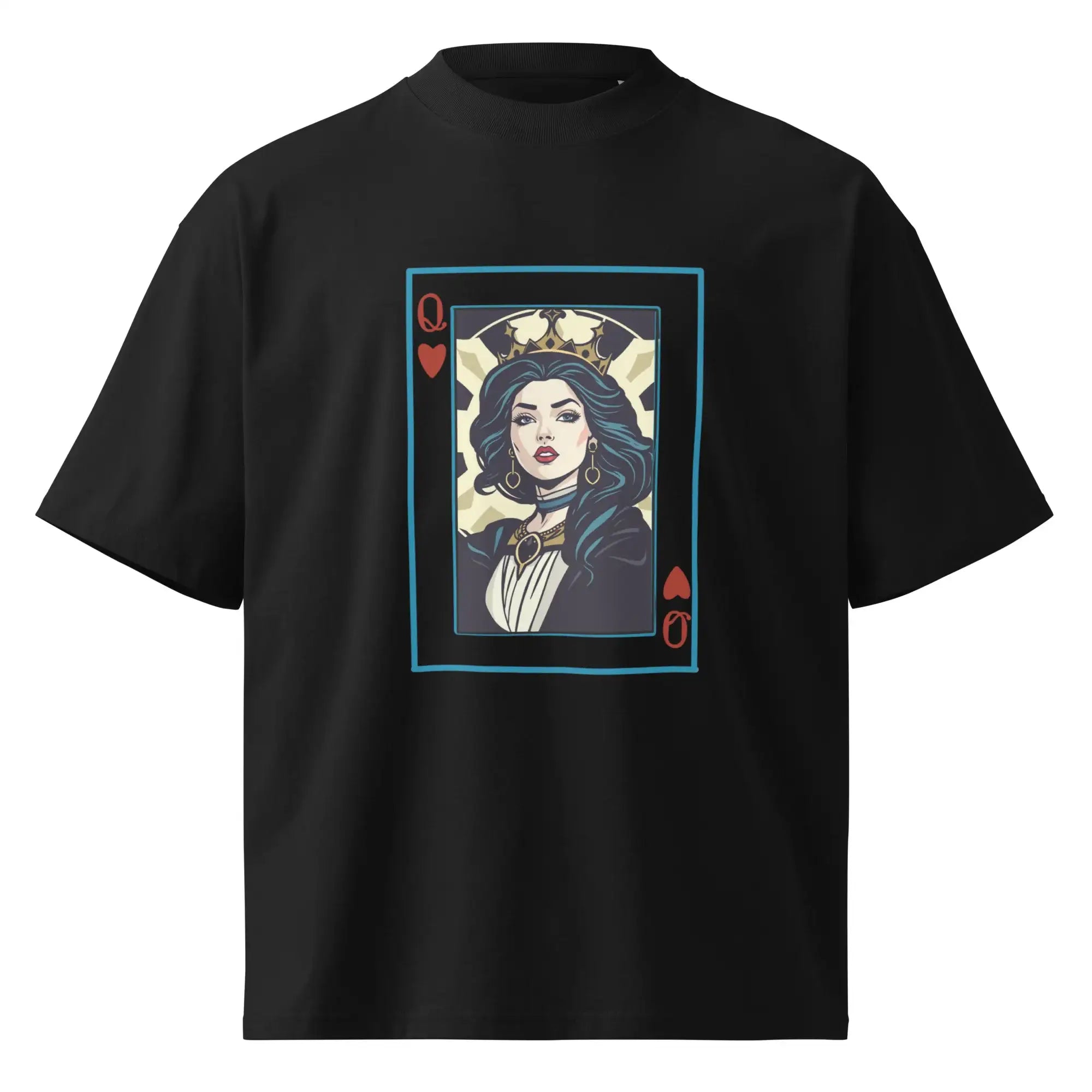 Queen of Cards | Eco-Friendly | Oversized T-shirt | TeeandTurtle | Sustainable