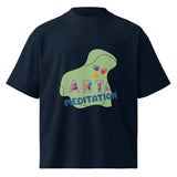 Art Is Meditation | Eco-Friendly | Oversized T-shirt | TeeandTurtle | Sustainable