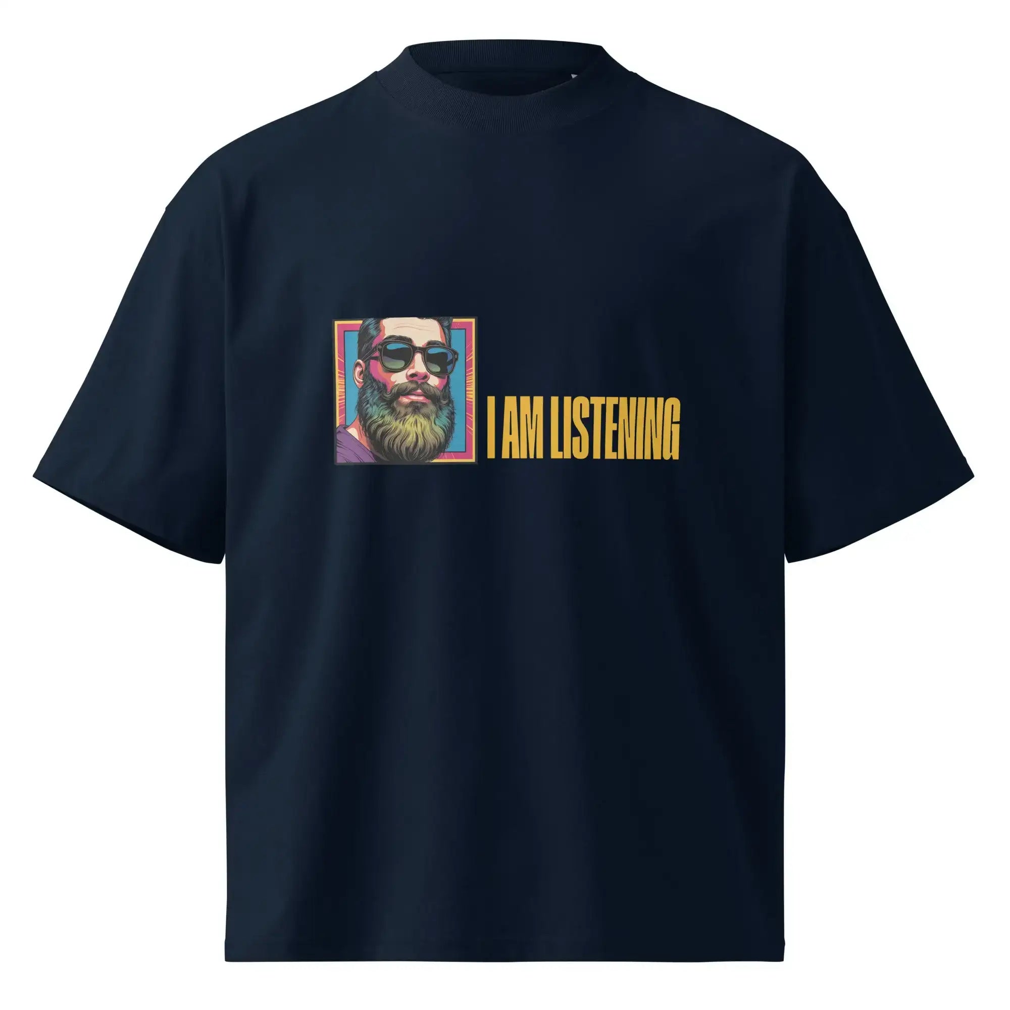 I Am Listening | Eco-Friendly | Oversized T-shirt | TeeandTurtle | Sustainable
