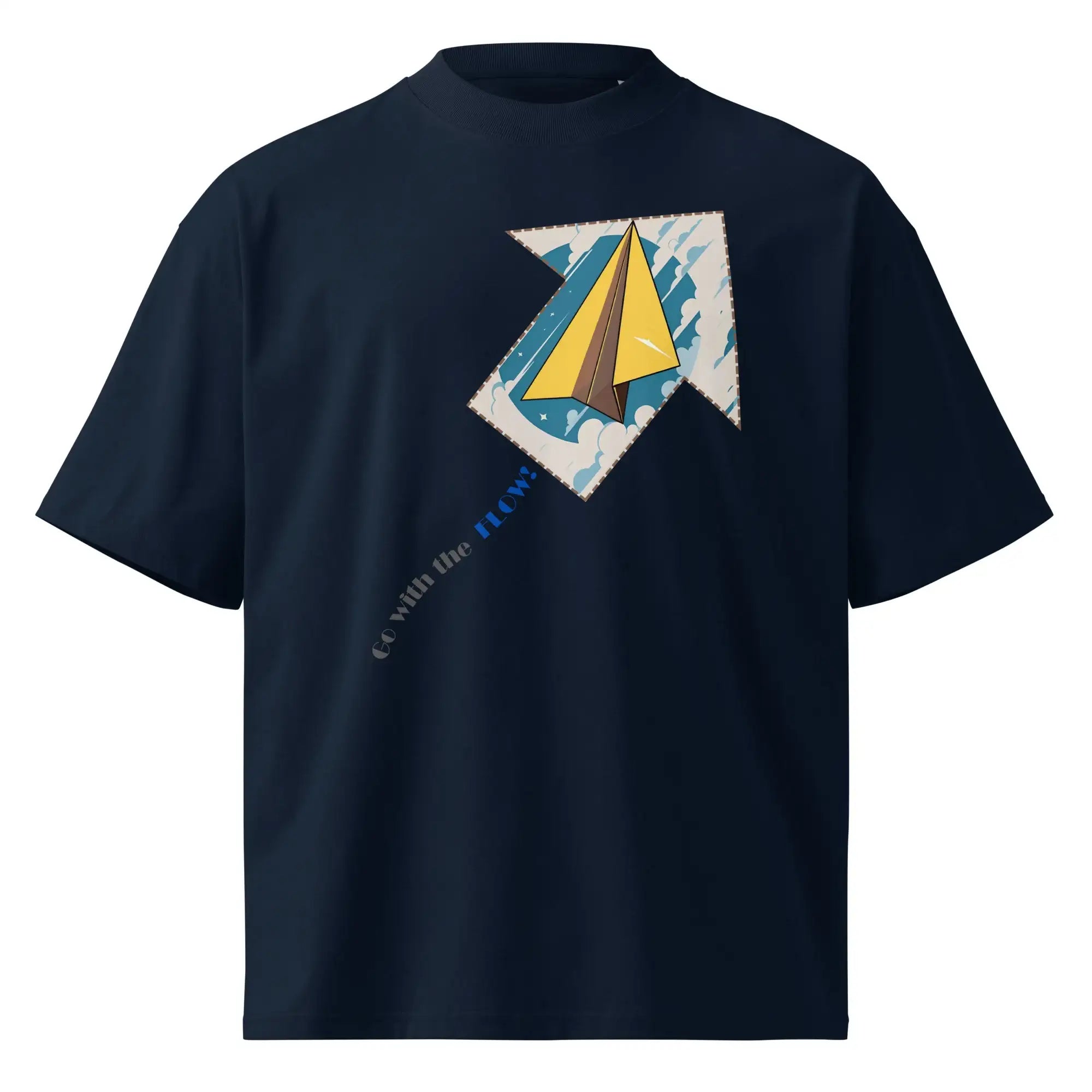 Go With The Flow | Eco-Friendly | Oversized T-shirt | TeeandTurtle | Sustainable