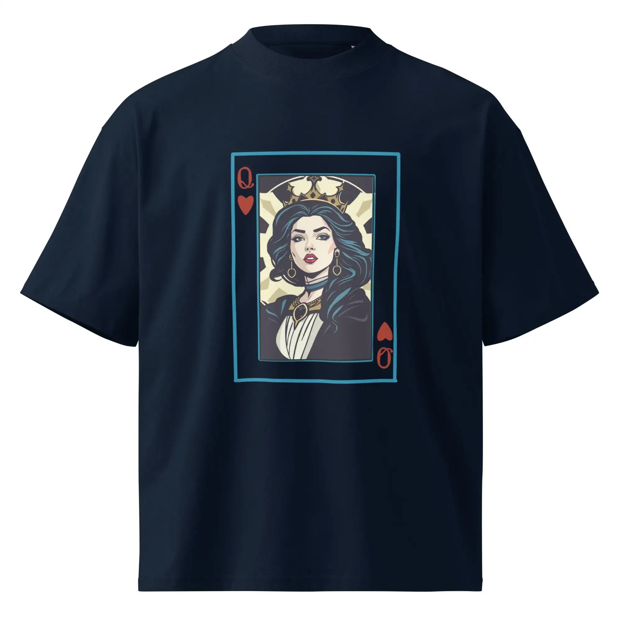 Queen of Cards | Eco-Friendly | Oversized T-shirt | TeeandTurtle | Sustainable