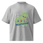 Art Is Meditation | Eco-Friendly | Oversized T-shirt | TeeandTurtle | Sustainable