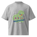 Art Is Meditation | Eco-Friendly | Oversized T-shirt | TeeandTurtle | Sustainable