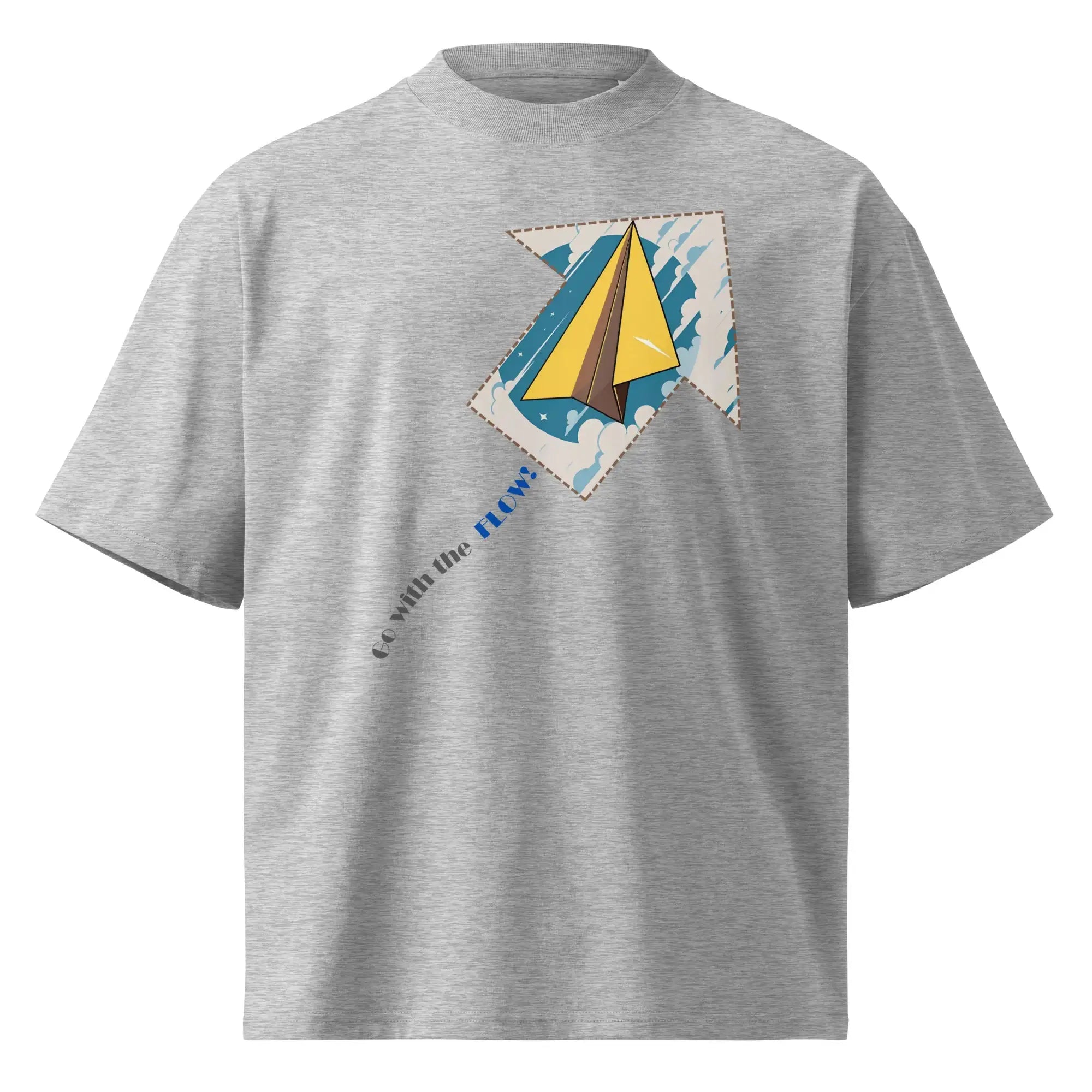 Go With The Flow | Eco-Friendly | Oversized T-shirt | TeeandTurtle | Sustainable